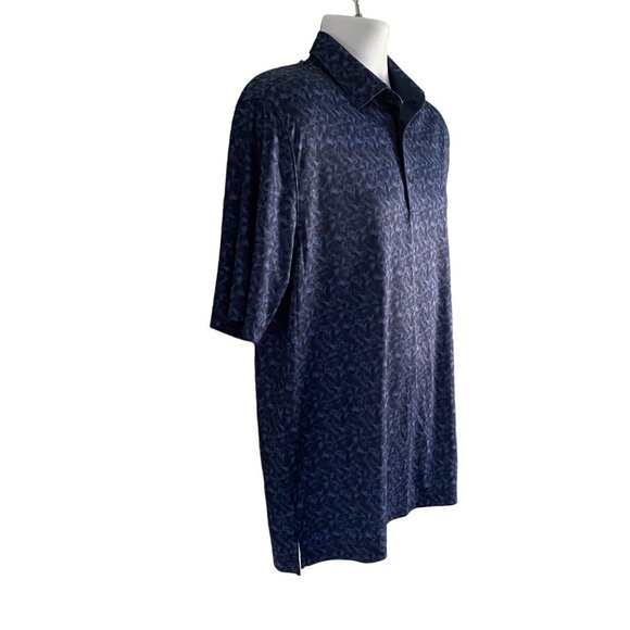 Greg Norman ML75 Play Dry Shark Print Polo Shirt Men's Medium New NWOT - Picture 3 of 9